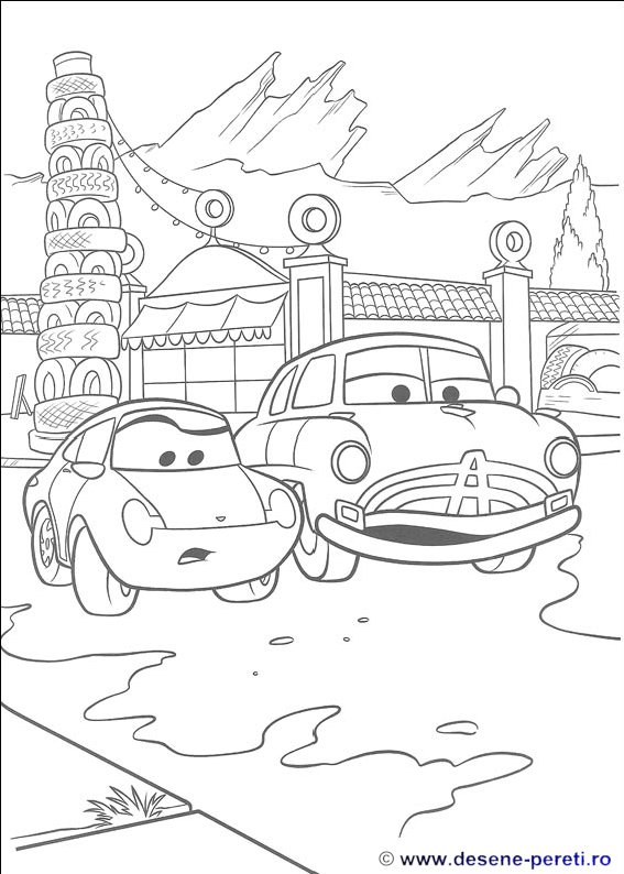cars masini desene colorat